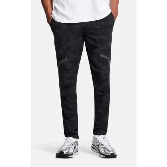 Under Armour Unstoppable Fitted Cargo Pants Black Camo Men’s Sz XL 1352026 008